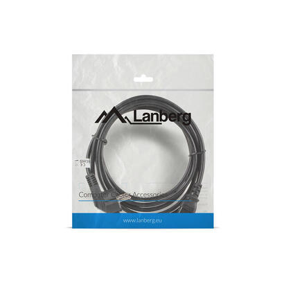 lanberg-cable-de-alimentacion-ca-c13c-11cc-0050-bk-conectores-schuko-iec320-c13-5-metros