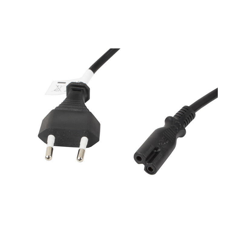 lanberg-cable-de-alimentacion-ca-c7ca-11cc-0018-bk-conectores-cee-716-iec320-c7-18-metros