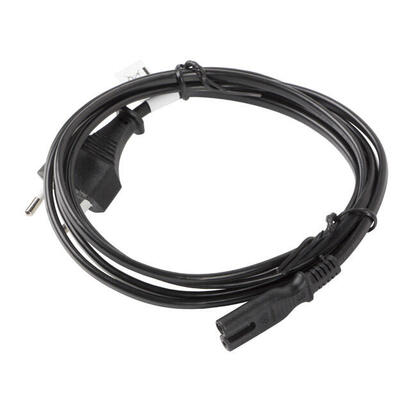 lanberg-cable-de-alimentacion-ca-c7ca-11cc-0018-bk-conectores-cee-716-iec320-c7-18-metros