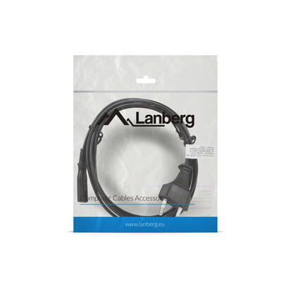 lanberg-cable-de-alimentacion-ca-c7ca-11cc-0018-bk-conectores-cee-716-iec320-c7-18-metros