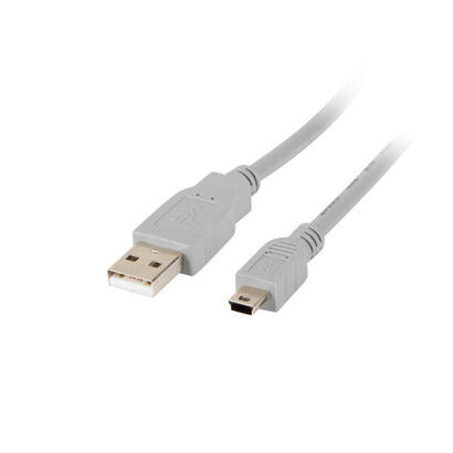 lanberg-cable-usb-macho-a-mini-usb-macho-ca-usbk-10cc-0018-s-gris-18-metros