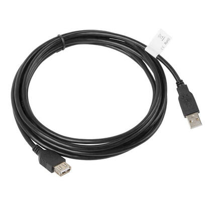 lanberg-cable-alargador-usb-ca-usbe-10cc-0030-bk-conectores-a-macho-a-hembra-negro-3-metros