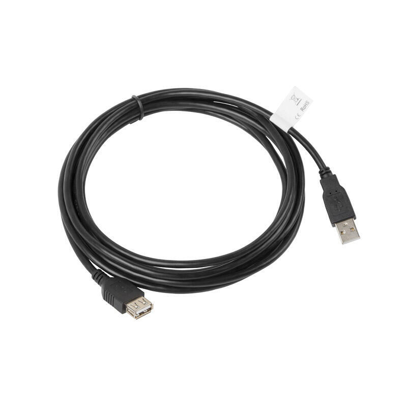 lanberg-cable-alargador-usb-ca-usbe-10cc-0030-bk-conectores-a-macho-a-hembra-negro-3-metros