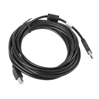 lanberg-cable-usb-20-tipo-ab-impresora-con-ferrita-5m-negro-ca-usba-11cc-0050-bk
