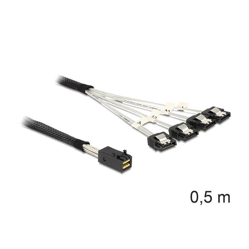 delock-cable-mini-sas-hd-a-x4-sata-7pin-050m-83392