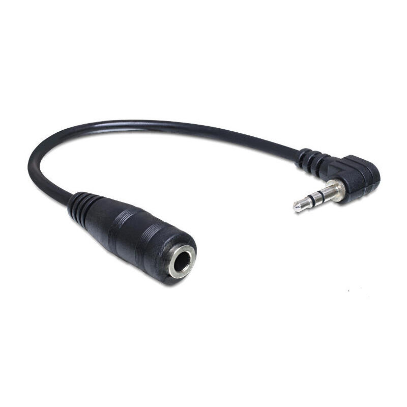 delock-cable-audio-jack-25mm-acodado-a-jack-35mm-mh-3-pin-014m-negro-65397