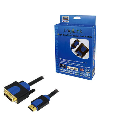 logilink-cable-hdmi-v14-a-dvi-181-high-speed-ethernet-1m-negro-chb3101
