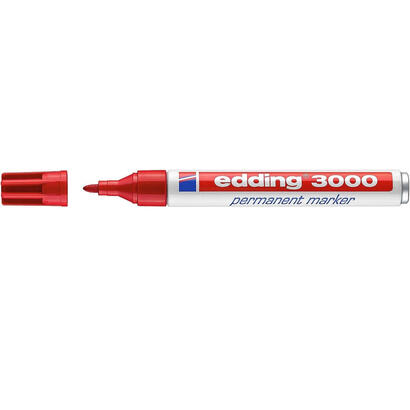 edding-marcador-permanente-3000-rojo