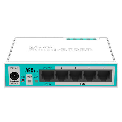 router-mikrotik-hex-lite-rb750r2-5-puertos-rj45-10-100-1000-poe