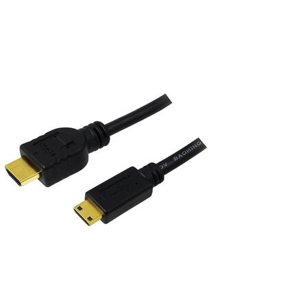 logilink-ch0023-cable-hdmi-2-m-hdmi-tipo-a-estandar-hdmi-type-c-mini-negro