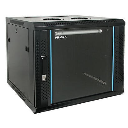 armario-rack-mural-phasak-pro-12u-php-3112-600x600-negroventilacioniluminacioncerradura-php-3112