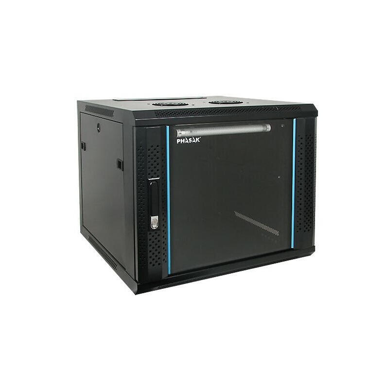 armario-rack-mural-phasak-pro-12u-php-3112-600x600-negroventilacioniluminacioncerradura-php-3112