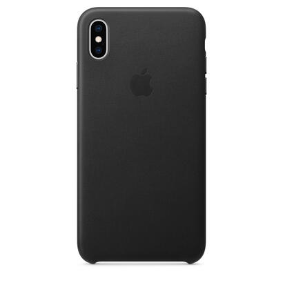 apple-iphone-xs-max-leather-case-black