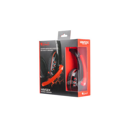 natec-genesis-hm12x-auriculares-diadema-negro-rojo