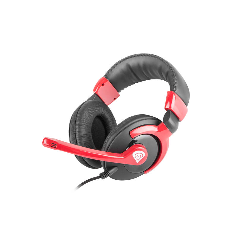 natec-genesis-hm34x-auriculares-diadema-negro-rojo