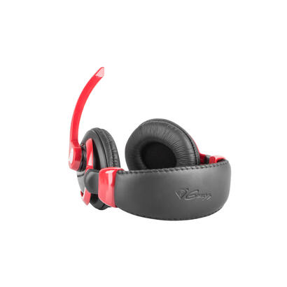 natec-genesis-hm34x-auriculares-diadema-negro-rojo