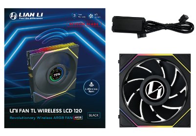EAN 4718466017291 - Lian Li Uni Fan TL120 LCD Reverse Blade Wireless Carcasa del ordenador Ventilador 12 cm Negro 1 pieza(s) imagen 4