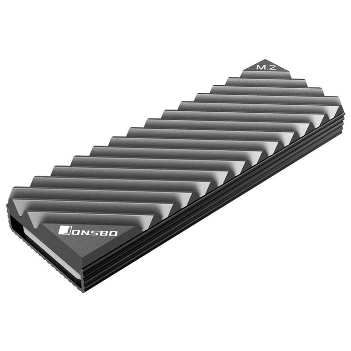 Jonsbo M.2-3 Grey Disipador Térmico/Radiador Ssd M.2 Negro, Gris