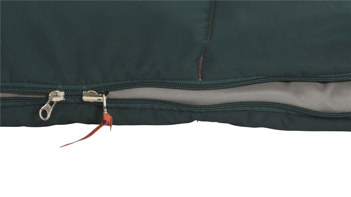 Easy Camp Moon 200 Adulto Saco De Dormir Rectangular Microfibra, Poliéster Verde Azulado