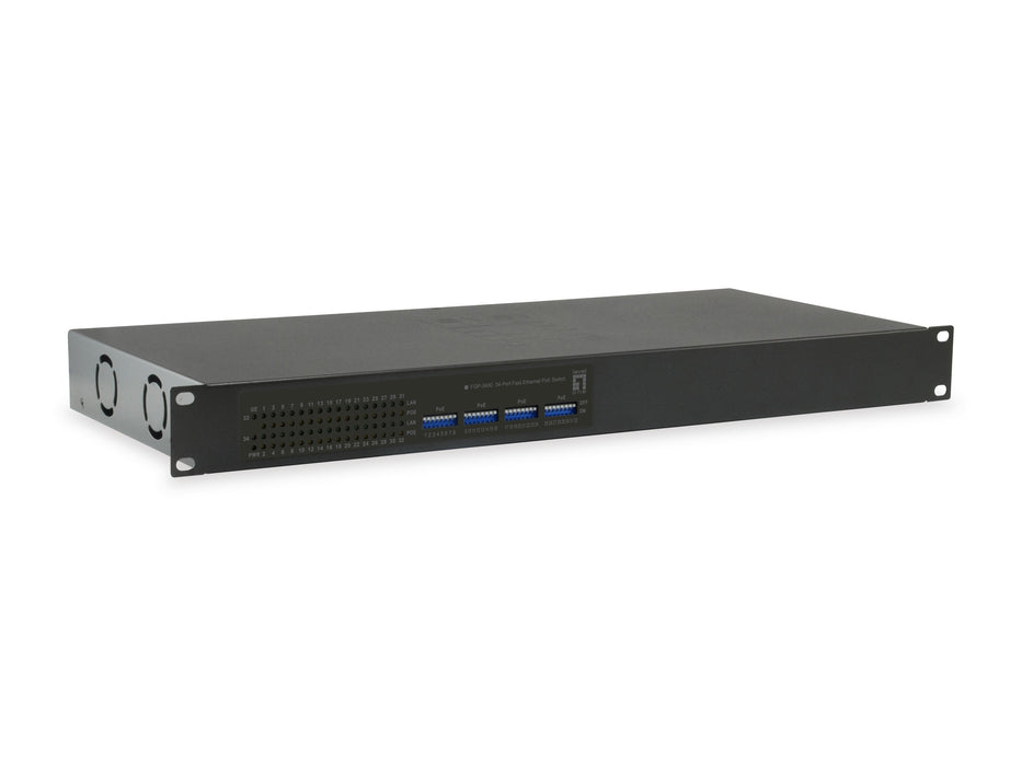 EAN 4015867203279 - LevelOne FGP-3400W630 switch No administrado Fast Ethernet (10/100) Energía sobre Ethernet (PoE) Negro imagen 1