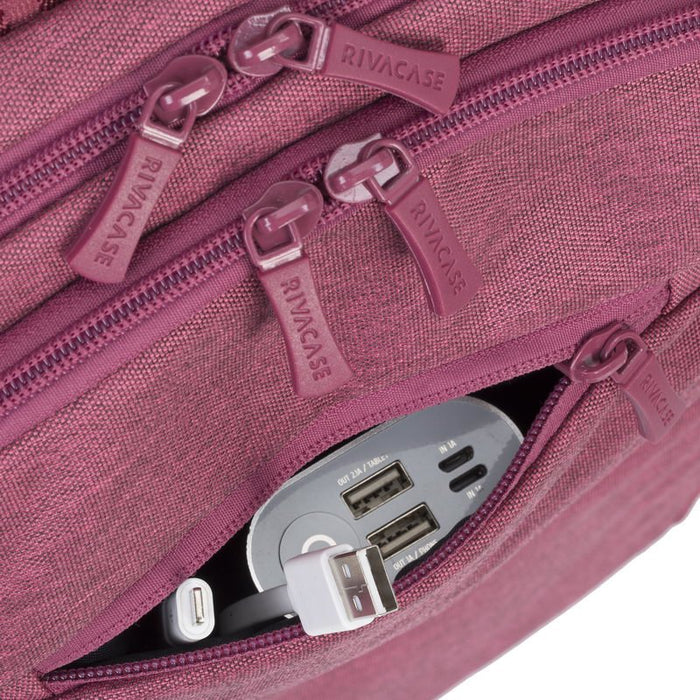 EAN 4260403571903 - Rivacase 7760 39,6 cm (15.6") Funda tipo mochila Rojo imagen 8