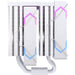 EAN 6977277369199 - Einarex EXAC-VT-300-R-W sistema de refrigeración para ordenador Procesador Refrigerador de aire 12 cm Bla imagen 3
