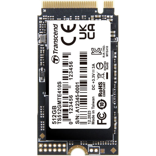 EAN 0760557865315 - Transcend PCIe SSD 410S 512 GB M.2 PCI Express 4.0 NVMe 3D NAND imagen 1