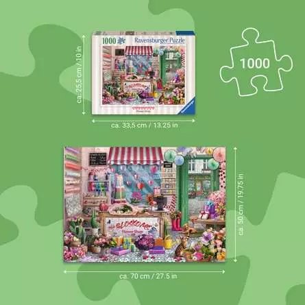 Ravensburger Puzzle Der Kleine Blumenladen (1000 Teile) 12001727