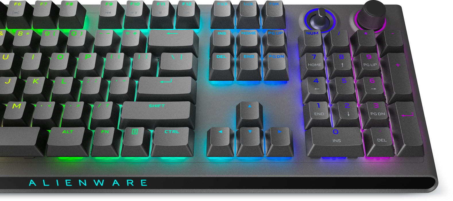 EAN 0884116448662 - Alienware Tri-Mode AW920K teclado Juego USB + RF Wireless + Bluetooth Gris imagen 8