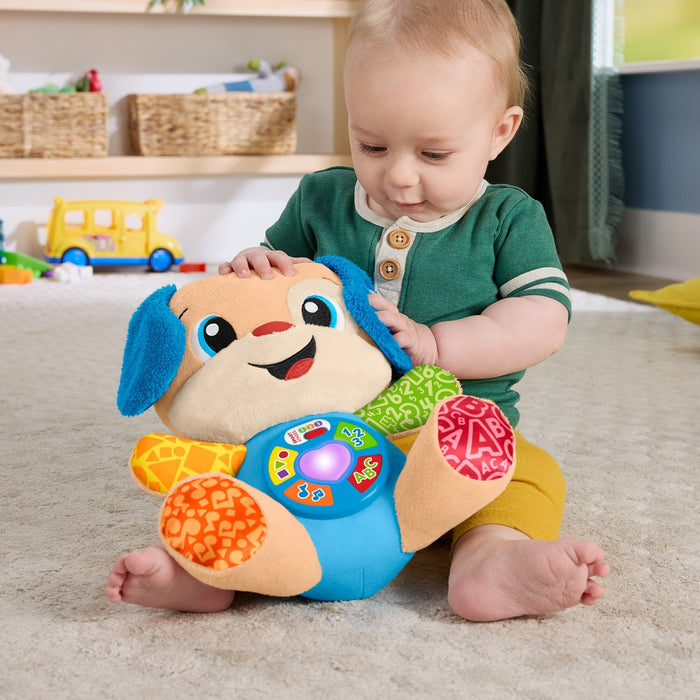 Peluche Perrito Aprende Conmigo Rie Y Aprende