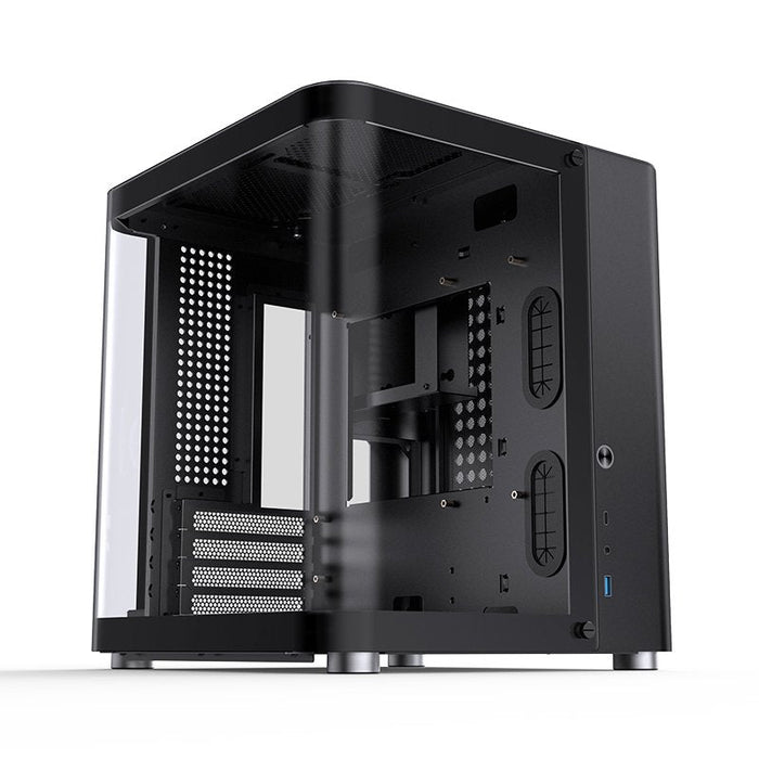 Jonsbo Tk-1 2.0 Micro-Atx Gehäuse, Temperojo Glass - Negro