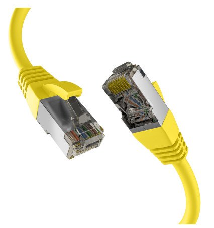 EAN 4049759290924 - EFB Elektronik EC020200244 cable de red Amarillo 0,25 m Cat8.1 S/FTP (S-STP) imagen 1