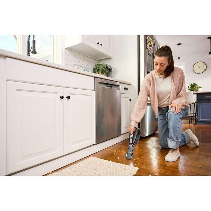 Aspiradora Black & Decker Dvd320b De Mano Negro, Plata, Turquesa Sin Bolsa