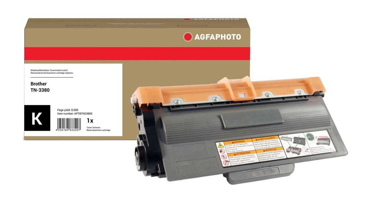 EAN 4250164833297 - AgfaPhoto APTBTN3380E cartucho de tóner 1 pieza(s) Compatible Negro imagen 1