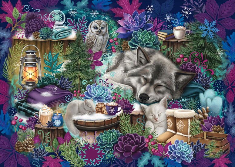 Schmidt Juegos Sheena Pike: Wintertraum 1000 Piezas) 58829