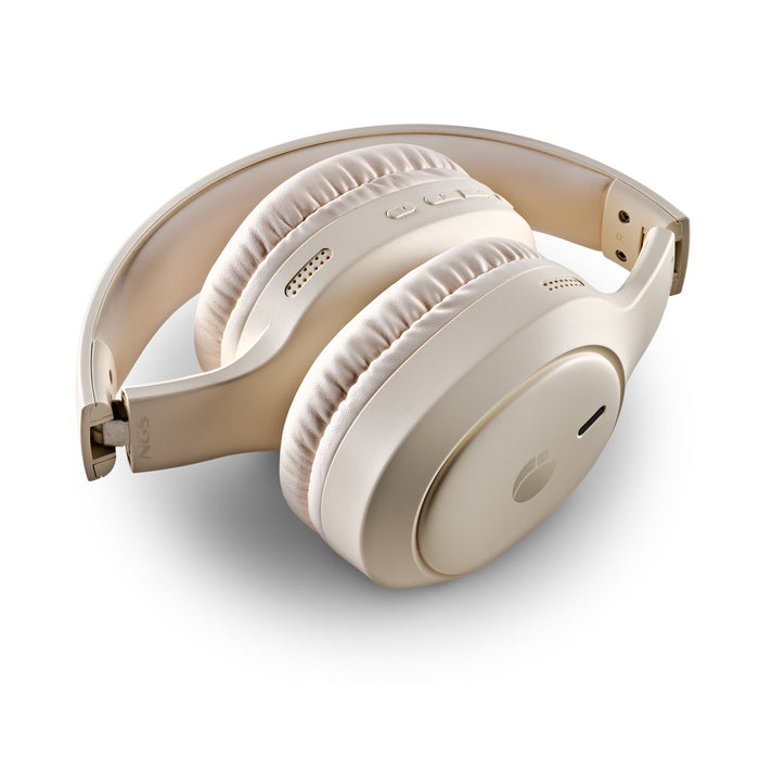 EAN 8435430628685 - NGS Artica Tempest Beige Auriculares Inalámbrico y alámbrico Diadema Llamadas/Música USB Tipo C Bluetooth imagen 4
