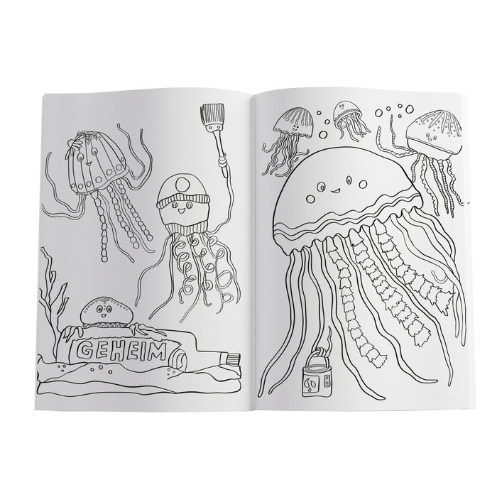 Pelikan 102018 Libro Para Colorear, Mundo Marino