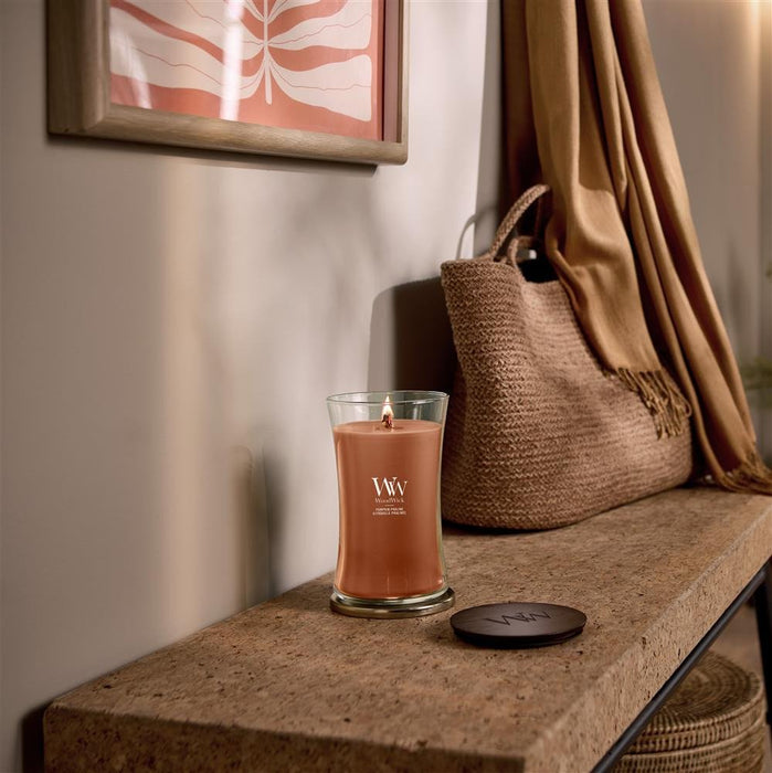 Woodwick Pumpkin Praline Vela Cilindro Calabaza Marrón 1 Pieza(S)