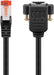 EAN 4040849656378 - Goobay 65637 cable de red Negro 1 m Cat6 S/FTP (S-STP) imagen 1