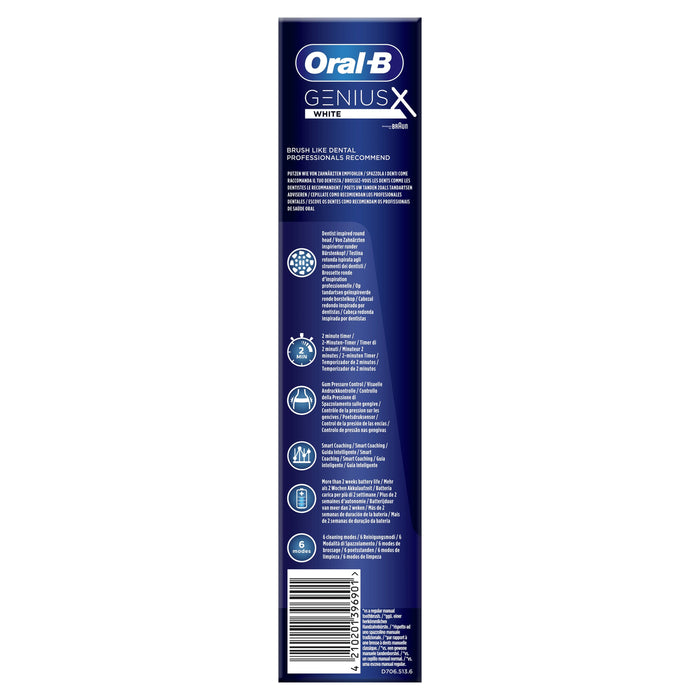 Braun Cepillo De Dientes Eléctrico Oral-B Genius X 4210201396901