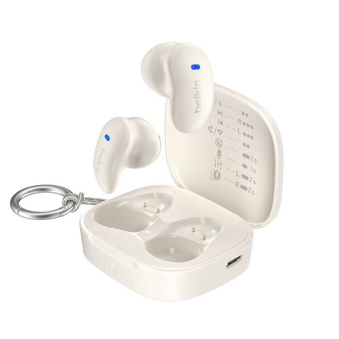 Belkin Soundform Anywhere True Wireless In-Ear Cream Auc014hqcr