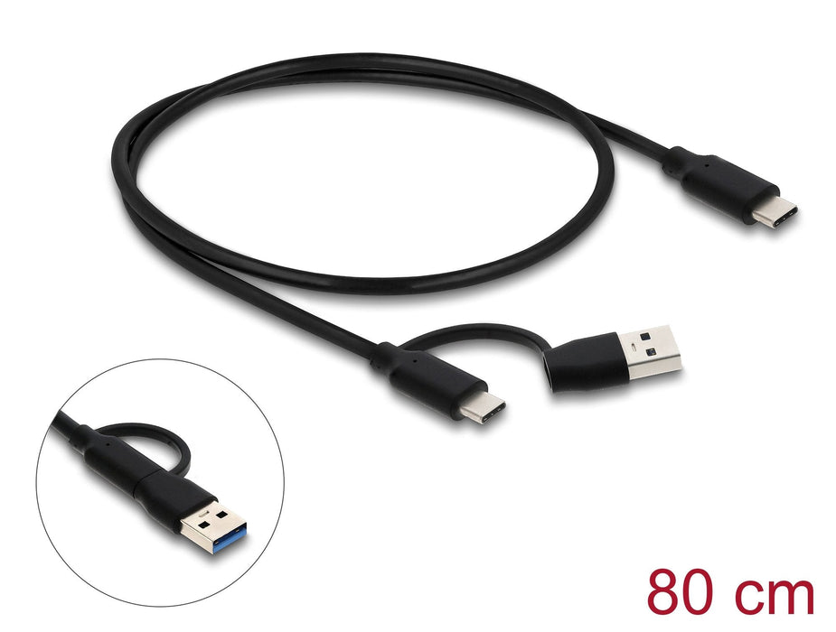 Hub Delock Usb 10 Gbps Con 3 Usb-C Und 4 Usb-A Ports