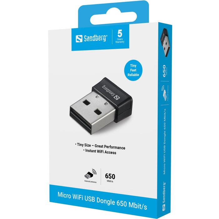 EAN 5705730133916 - Sandberg 133-91 adaptador y tarjeta de red WLAN 650 Mbit/s imagen 6