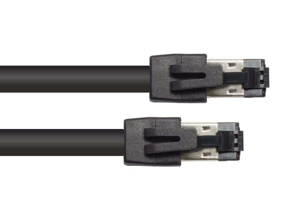 Rns® Cable De Red Cat. 8.1, S Ftp, Pimf, Halogenfrei (Lszh), 2000mhz, 40gbit S, Schwarz, 0,5m, Good Connections®