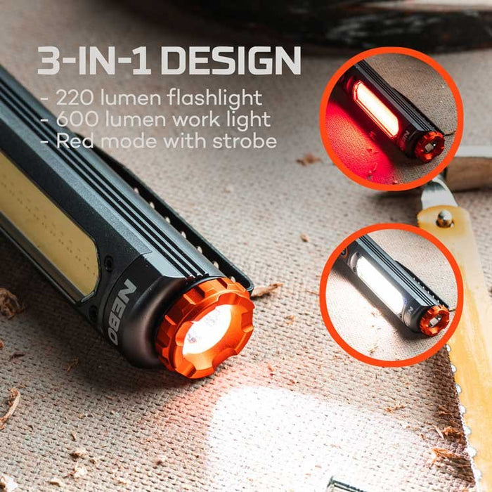EAN 5060945230547 - NEBO NEB-FLT-1033-G linterna Multicolor Linterna de mano COB LED imagen 4