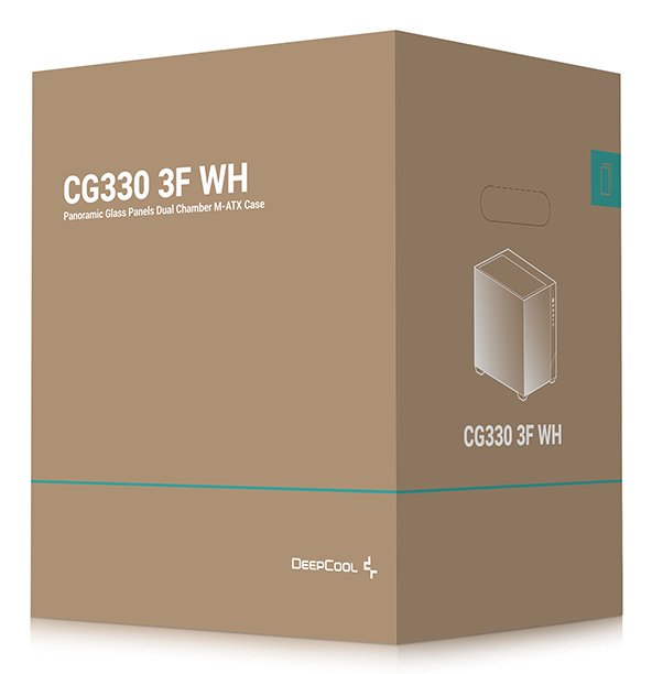 Caja Pc Deepcool Cg330 3f Wh Micro Atx Mini Tower Blanco