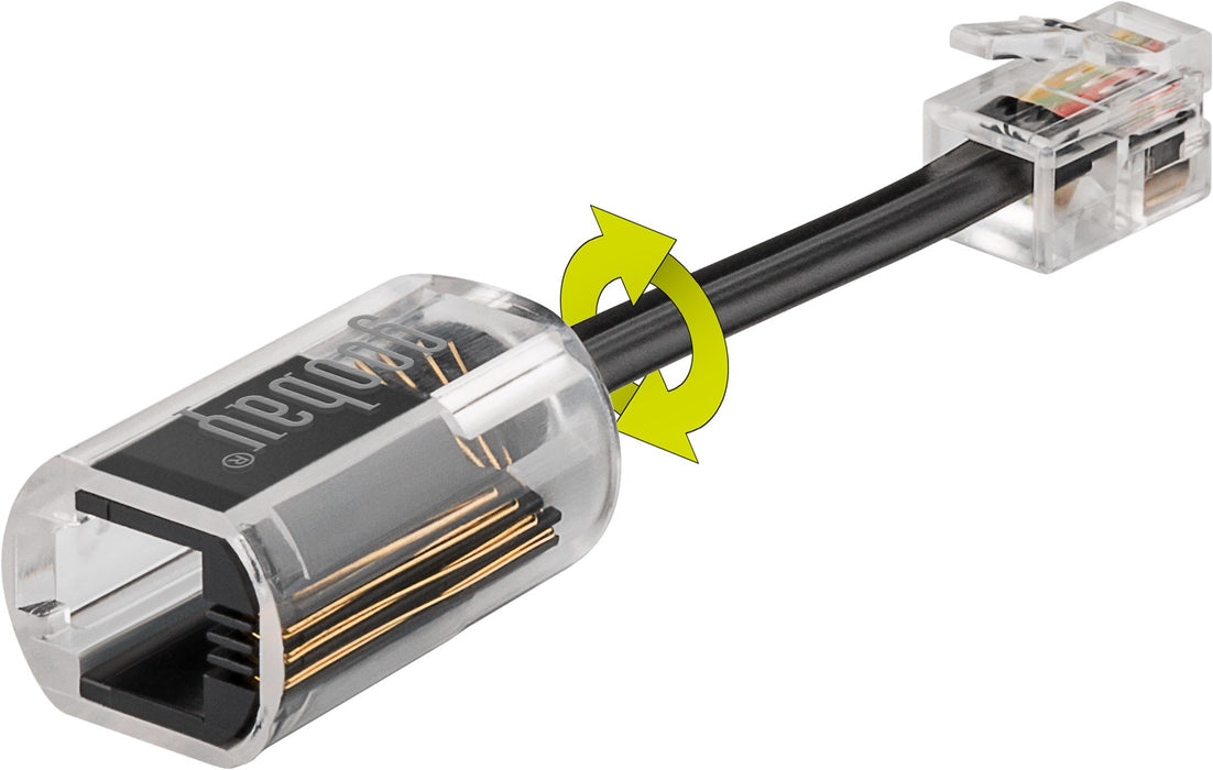 EAN 4040849588563 - Goobay 58856 cambiador de género para cable Negro imagen 2