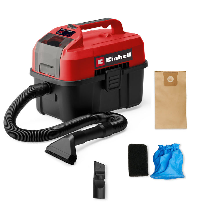 EAN 4006825640274 - Einhell TE-VC 18/10 Li-Solo 10 L Negro, Rojo imagen 1