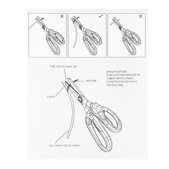 Tijeras Logilink Para Fibras De Kevlar En Cables De Fibra Óptica