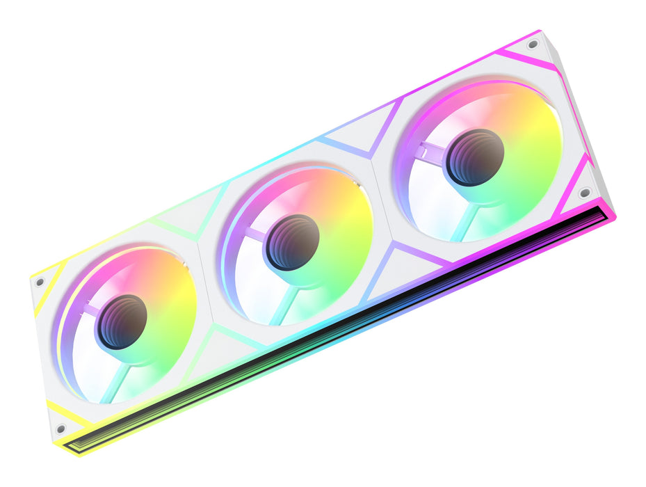 Ventilador Pc Ocypus Gamma F36 Argb (Blanco, Reverse, 360 Mm) Gamma-F36-Wh3am001-Gl